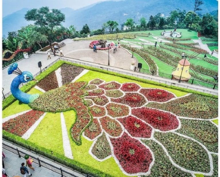 Vườn hoa Le Jardin D'Amour Bà Nà Hills đẹp như tiên cảnh