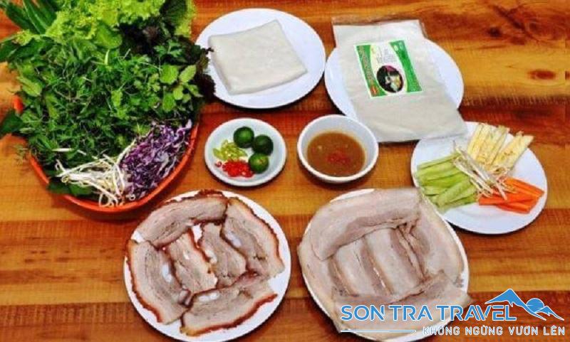 Quán bánh tráng cuốn thịt heo Đại Lộc ngon nhất Đà Nẵng