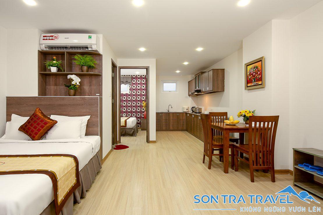 Phòng căn hộ gia đình (Apartment) - Phòng nghỉ tiêu chuẩn 3 sao của khách sạn Dương Gia