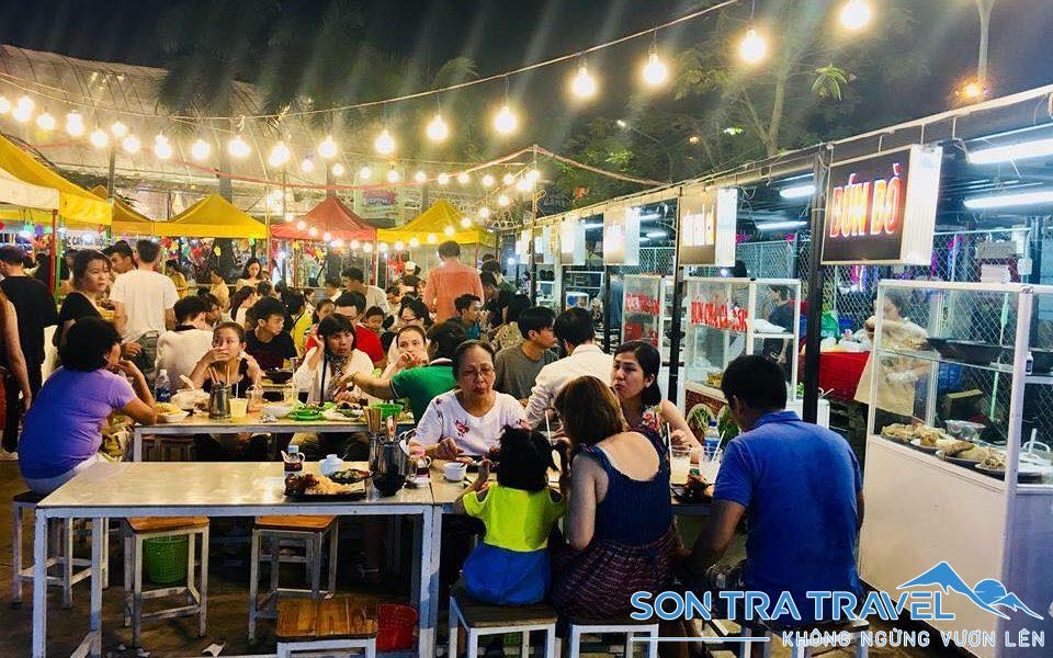 Khu ăn đêm chợ Hòa Khánh, Đà Nẵng 