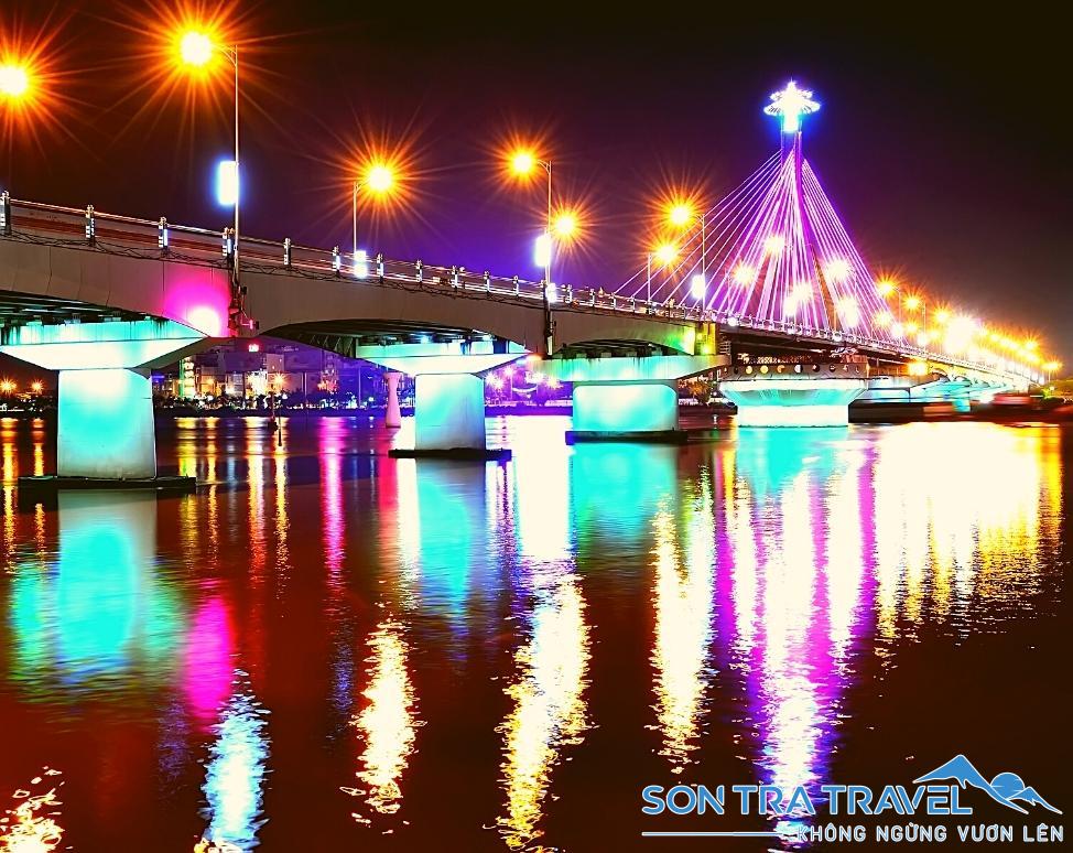 cầu sông Hàn về đêm