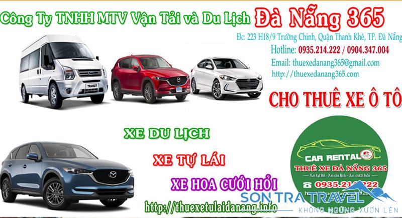 Đà Nẵng 365 cho thuê xe ô tô du lịch tại Đà Nẵng