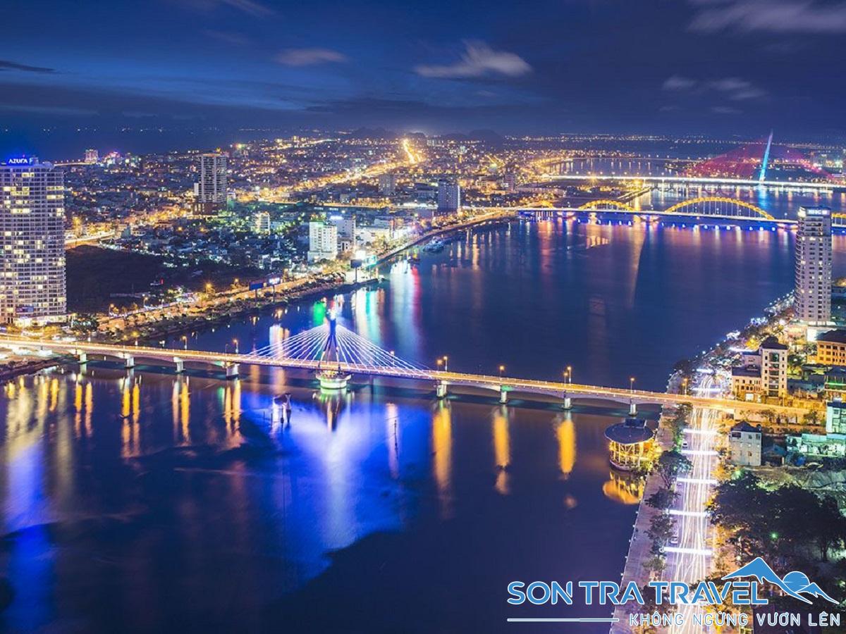 hình ảnh cầu Sông Hàn Đà Nẵng về đêm