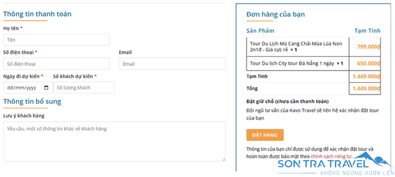 Đi Tour Đà Nẵng Uy Tín, Trọn Gói Cùng Kavo Travel – Hàng Vạn Khách Hài Lòng Đặt tour dễ dàng miễn phí